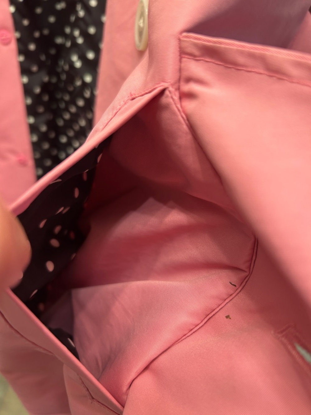 Ralph Lauren Roses Pink Double-Breasted Trench Raincoat with Belt - Picture 7 of 15